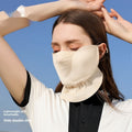 Elegant UV Protection Mask | Chiffon Face Cover for Outdoor Activities