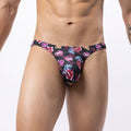 Men's multicolor printed fashion personality panties by CJ, featuring vibrant, stylish design and comfortable fit.