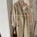 Women's Wool Coat Mid-length Loose Thicken Autumn Winter New Style Overcoat