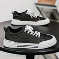 Men's Korean Style Plus Size Low-Top Denim Sneakers | Casual All-Match Fashion Shoes