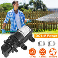 12V Electric Water Pump Sprayer - 70W Self-Priming, 130 PSI, 6L/min for RV, Boat & Camper Cleaning - whimsywagon