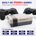 Retro Game Console | Classic Red & White 8-Bit Entertainment System with Preloaded Games
