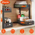 Under Sink Storage Drawers 2-Pack - Adjustable Pull-Out Organizer for Cabinets - whimsywagon