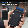 Metal RFID Blocking Wallet - Slim Aluminum Card Holder
