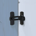 Stainless Steel & Carbon Steel Sliding Door Lock | 90° Barn Door Hasp Lock for Warehouse & Home Security