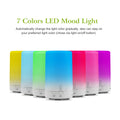 Mini Cool Mist Humidifier & Essential Oil Diffuser - 7 Color LED Lights, 4 Timer Settings - whimsywagon