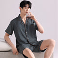 Ice Silk Pajamas for Men - Lightweight Sleepwear for Hot Weather