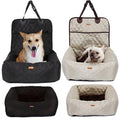 Folding Dog Car Seat | 2-in-1 Travel Carrier & Pet Bed