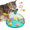 Catnip Windmill Toy | Interactive Turntable with Luminous Ball for Cats