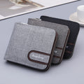 Multifunctional Wallet - Compact Canvas Short with Card Slots