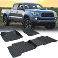 Toyota Tacoma Double Cab All-Weather Floor Mats - TPE Rubber Liner Set