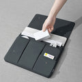 Black and White Nylon Laptop Bag | Waterproof Laptop Protective Sleeve with Zipper Pockets & Liner for Notebook, Tablet, iPad