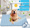 Pet cooling mat by cj featuring a self-cooling gel pad designed for dogs and cats to stay cool in summer.