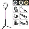 LED Ring Light Kit for Live Streaming | Adjustable Tripod & Phone Holder for iPhone & Android