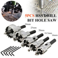 Metal Drill Bit Set | For Drilling Aluminum & Iron Plates
