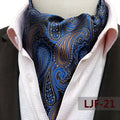 British Style Men's Scarf - Woven Jacquard Pattern in Durable Polyester