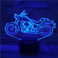 3D LED Motorcycle Lights - Wheel Rim Accent Kit for Night Riding