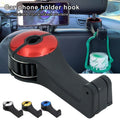 Car Headrest Hooks 2-Pack | Universal Heavy Duty Hanger for Phone & Bags