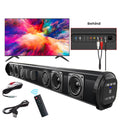 Wireless Bluetooth Soundbar | Home Theater Audio Strip with Hi-Fi Surround Sound for TV & Media Players