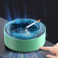 CJ electronic intelligent ashtray air purifier for household use, showing sleek design with digital controls and air filtration components.
