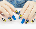 Matte False Nail Kit | 24 Pre-Cut Nail Sheets for Custom Length & Shape