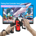 Fishing Rod Style Game Controller Holder | Plastic Handle Grips for Console Gaming Accessories
