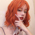 Synthetic Wig with Air Bangs | Lightweight & Pre-Cut Fringe for Instant Style