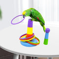 Parrot Chew Toy | Foraging Puzzle with Bells & Colorful Blocks