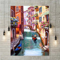 Venice Canal 5D Diamond Painting Kit | Full Round Drill DIY Art for Adults, Home Wall Decor