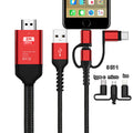 4K 3-in-1 HDMI Wireless Wifi Mirror Adapter Cable | Multi-Device Screen Mirroring with Fast Data Transfer