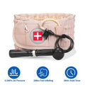 CJ decompression back belt for lower back pain relief, adjustable lumbar support belt with air traction for back decompression.