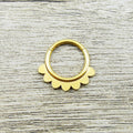 Stainless Steel Nose Ring - Hypoallergenic Piercing Jewelry, 20G 18G
