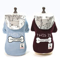 Hooded Dog Coat | Thick Padded Winter Jacket for Cold Weather & Wind