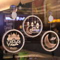 LED Ramadan Castle 3D hanging lamp by cj, featuring a decorative moon design for Islamic home decor.