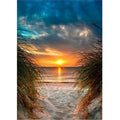 Ocean Sunset 5D Diamond Painting Kit | Full Square Drill for Relaxation & Wall Art