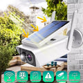 Wireless Solar Rechargeable Security Camera | WiFi Outdoor Battery-Powered CCTV with Night Vision