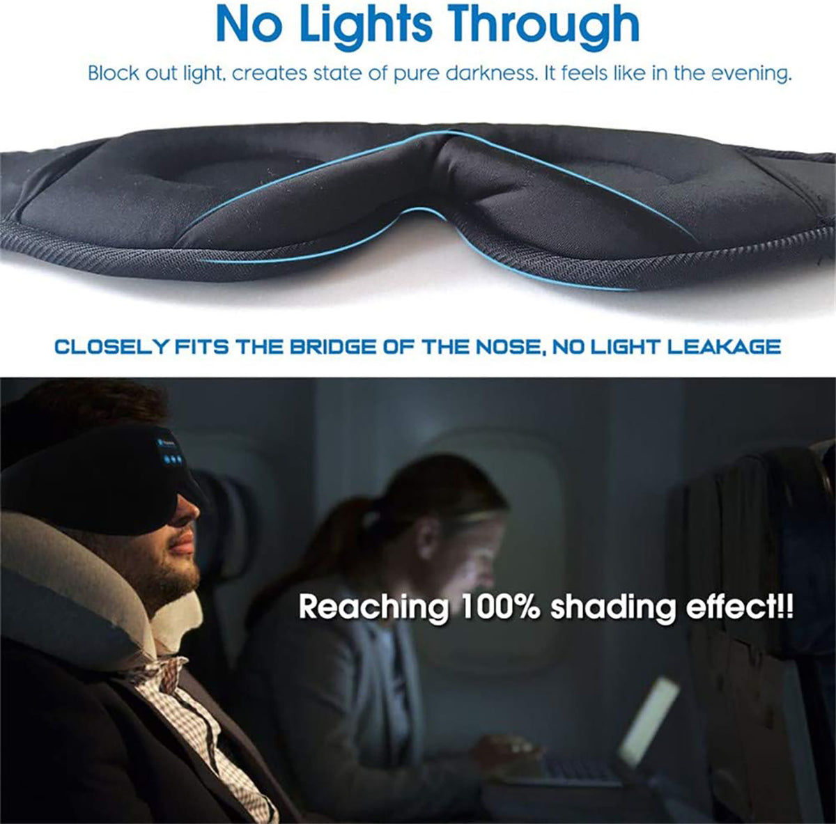 Wireless Call Stereo Music Blackout Sleep Eye Mask – whimsywagon