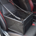 Breathable Pet Travel Bag | Car Seat Carrier with Safety Tether for Small Dogs & Cats
