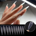 Professional Nail Tip Kit | 4-in-1 Shape Variety, Ultra-Thin & Non-Marking Design