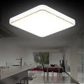 Square Flush Mount Ceiling Light | Modern Minimalist LED for Living Room & Bedroom