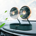 Dual Hose USB Car Fan | 360° Flexible Clip-On Air Circulator