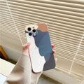 Abstract Geometric iPhone Case - Soft Silicone Cover for 12 Pro Max & 11/11 Pro