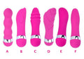 CJ Vibefun AV vibrator with realistic design, G-spot stimulator, anal beads, and magic wand for adult pleasure.
