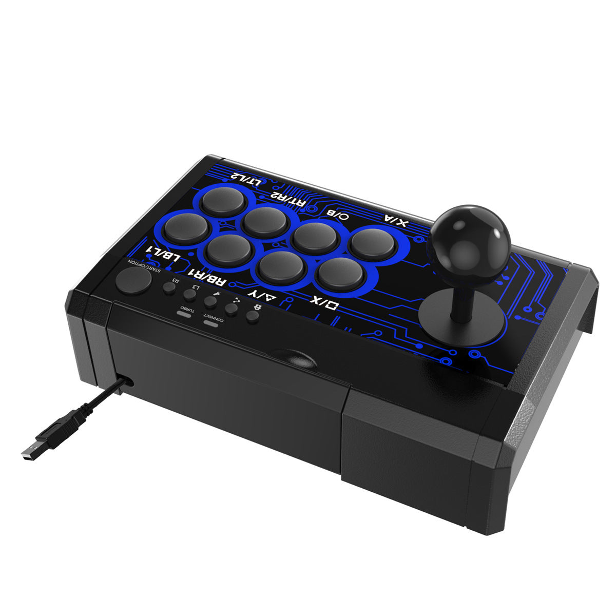 Fighting Stick Game Joystick | USB Wired Arcade Controller for Fightin ...