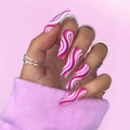 Instant Manicure Kit | Pre-Designed Press On Nails in Trendy Styles