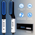 Men's Grooming Straightener Brush | Dual-Use for Hair Styling & Beard Care