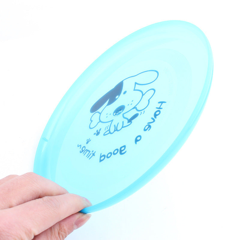 Silicone Flying Saucer Dog Toy | Durable Chew-Resistant Fetch Disc ...