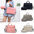 PU Leather Laptop Bag for Women & Men | Stylish Notebook Briefcase Shoulder Bag for MacBook Air 13.3 14 15.6 Inch