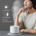 Portable CJ wireless ultrasonic air humidifier diffuser with USB, compact design for home humidity control.