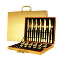 Noritake 24-pc formal dinnerware set featuring bone china with elegant gold rim, service for 6 displayed on a table.